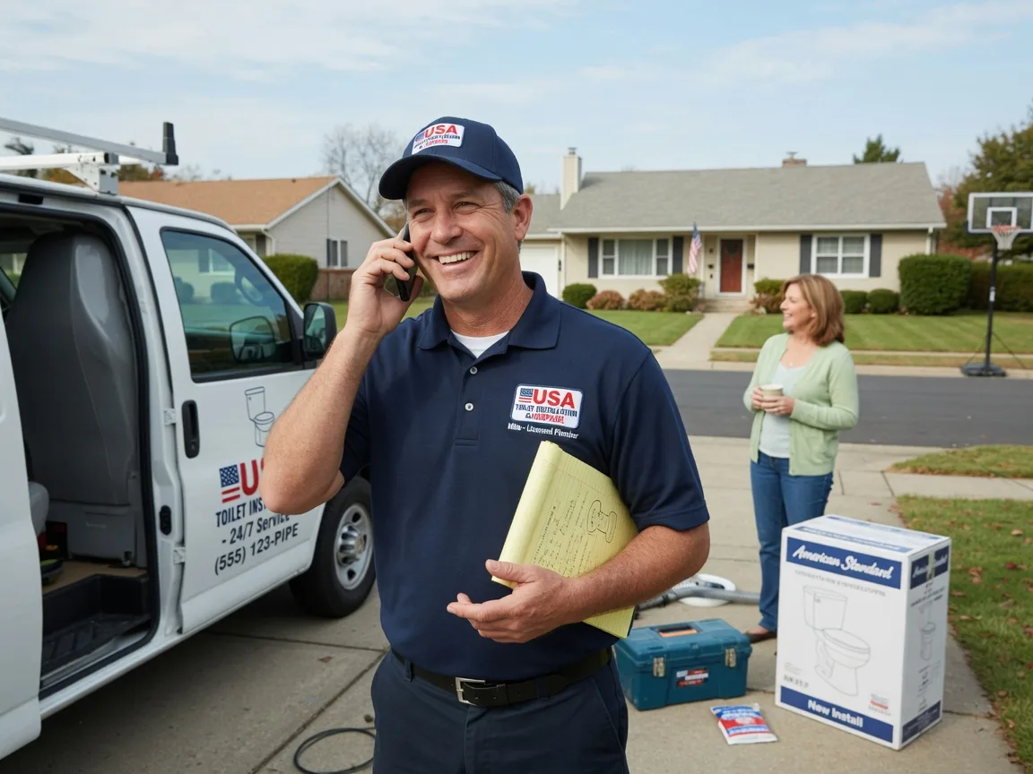 Toilet Installation Evans City, PA FAQs